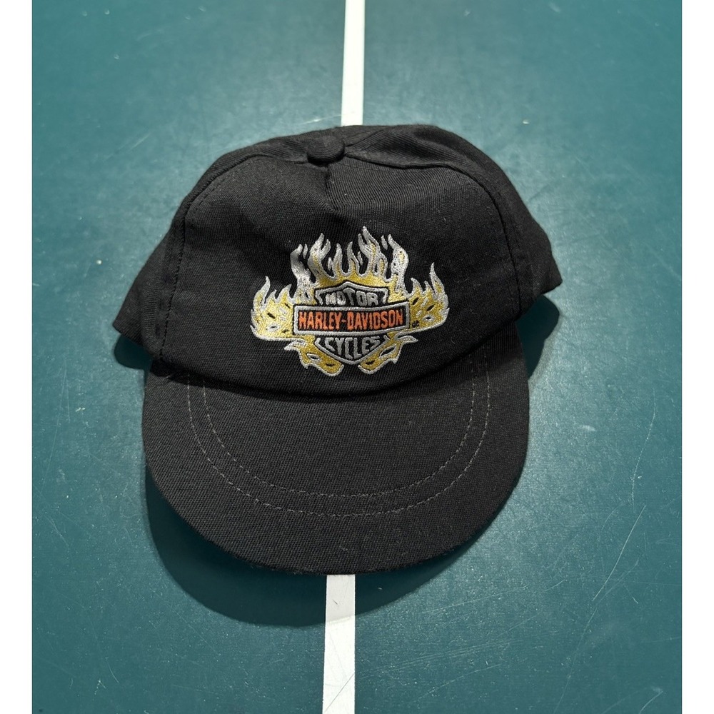 Harley Davidson Black Hat Toddler Infant Adjustable SnapBack Motorcycles Biker
